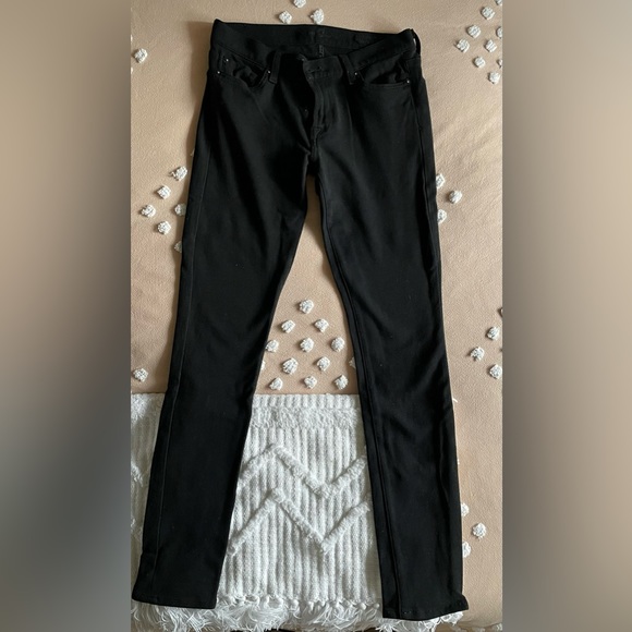7 for all mankind Gwenevere Black super stretchy leggings - Picture 2 of 7